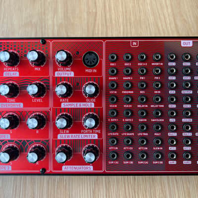 Behringer Neutron Paraphonic Analog and Semi-Modular Synthesizer 2018 - Present - Red image 3