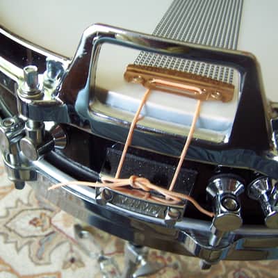 Tama  3 1/4 " x 14 " Black Lacquer Piccolo Snare image 6