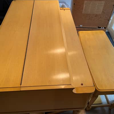 Hammond B3 Organ BLONDE with Leslie 22H Speaker 1959 Matching Set Pristine image 13