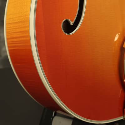 1988 Guild Artist Award in RARE Orange Sunburst w/ flame maple back + sides image 13