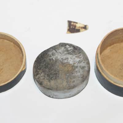 Vintage 1960's Cardboard Box Container Hidersine Hiderpaste Peg Paste To Prevent Pegs Slipping The Hidersine Co Ltd London Case Candy image 3