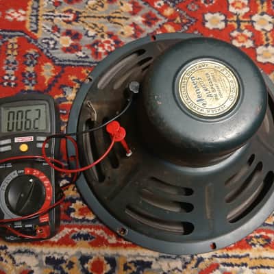 1955 Jensen P12Q 12" 40 Watt 8 Ohm Speaker Original Cone Rare image 1