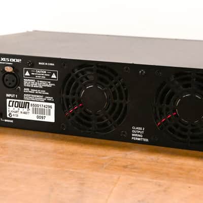 Crown XLS 802 2-Channel Power Amplifier CG010UL image 8