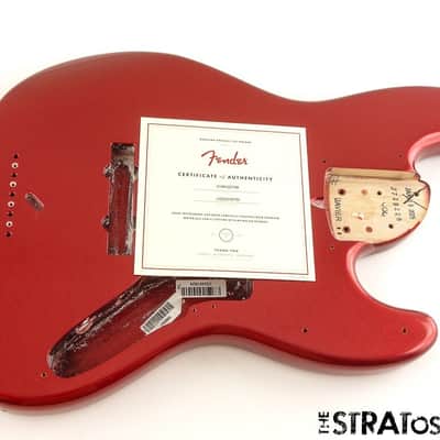 Fender American Ultra II Jazz Bass V 5 String BODY USA Guitar Sinister Red image 2