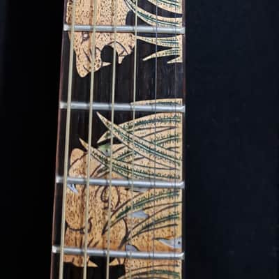 Blueberry NEW IN STOCK Handmade Acoustic Guitar Dreadnought Tiger image 4