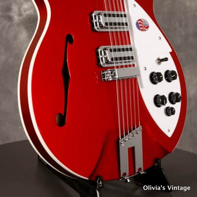 Rickenbacker 1993 Plus 12 String unplayed Rose Morris 370/12 OS 2015 Ruby image 6