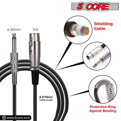 5Core XLR Microphone Dynamic Mic Karaoke Singing Studio Microfono Handheld Mics-ND 58 2PCS image 10