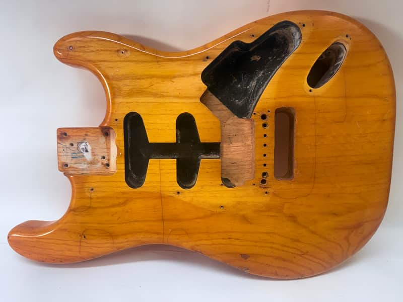 Fender Stratocaster •  US • 1982 • E Serial Number • HB Route, Floyd Route • Natural Finish image 1