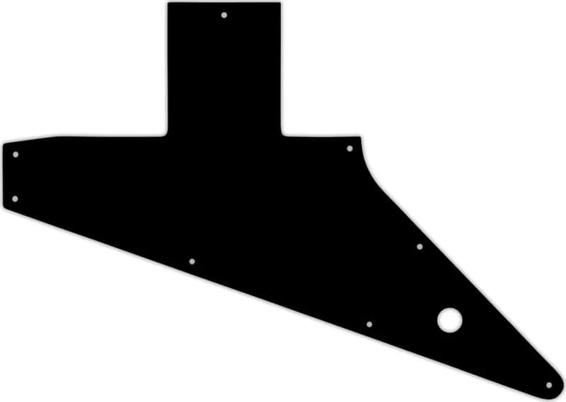 WD Custom Pickguard For Gibson 2010-Present Explorer #03 Black/White/Black image 1
