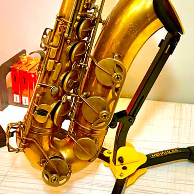 Eastman ETS652 52nd Street Bb Tenor Saxophone 2018 - Present - Aged Unlacquered Brass image 1