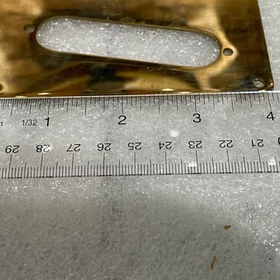 Silverlake Guitars Brass Triple Single Coil Mounting Plate for Wolf Guitar image 3