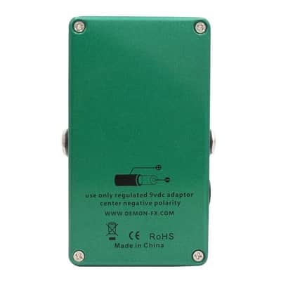 Demonfx TS Green Classic 2 in 1 Overdrive Booster Guitar Effect Pedal image 8