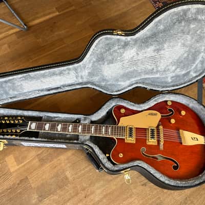 Gretsch G5422G-12 Electromatic Hollow Body 12-String in Walnut Stain with Gold Hardware PLUS Hard Case! image 1