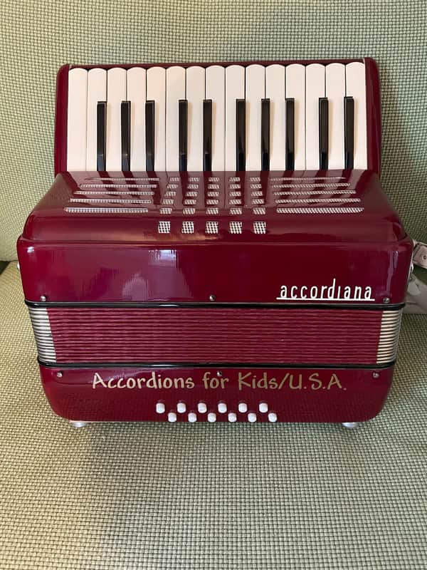 12 Bass Accordiana Accordion ` - red image 1