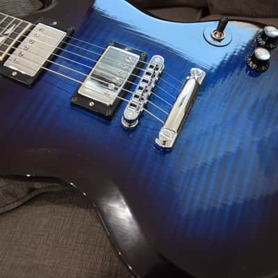 Gibson SG Supreme 2001 - Midnight Blue Burst Split Diamond Logos and Inlays Ebony Fretboard image 3