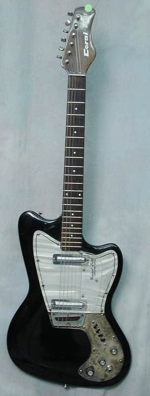 Dan Electro/Coral Hornet 1960's Black image 1
