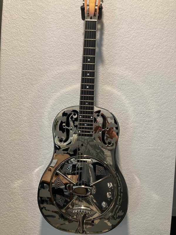 National Style O 12-Fret Brass Body Nickel Plated Finish image 1