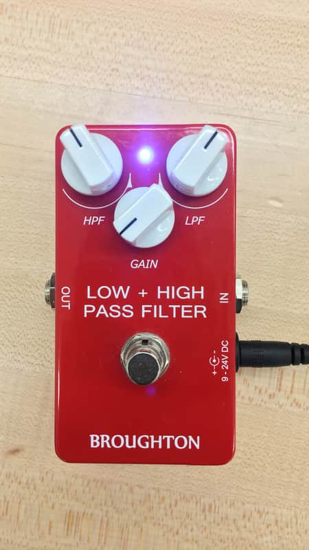 Broughton Audio High Pass + Low Pass Filter pedal | Reverb