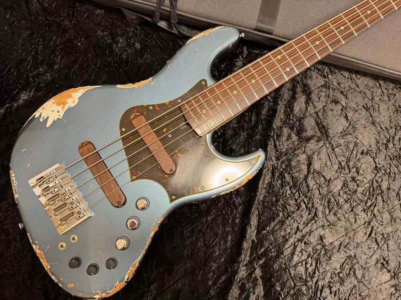 Xotic XJ-1T 5st Heavy Aged - Dark Lake Placid Blue image 1