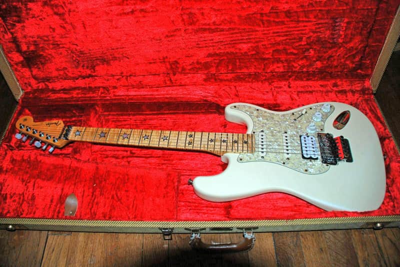 Fender Masterbuilt Custom Shop Owned Richie Sambora Bon Jovi Jay Jw J.w Black Stratocaster. Floyd Rose image 1