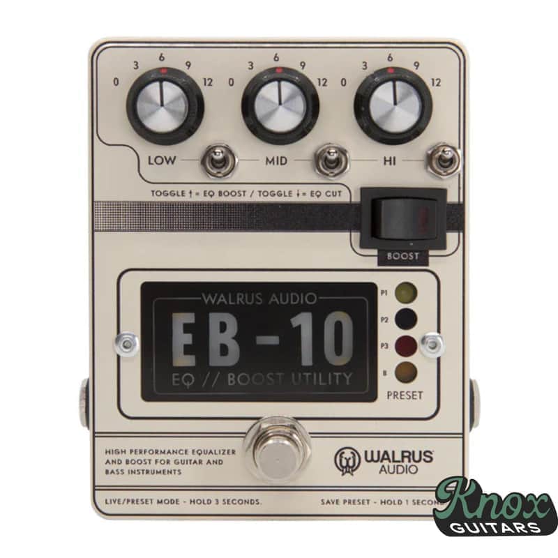 Walrus Audio EB-10 Preamp/EQ/Boost 2020 - Cream image 1