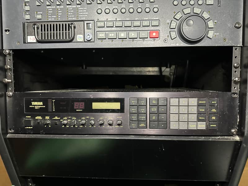 Yamaha REV 7 Digital Reverberator 1980s - Black image 1