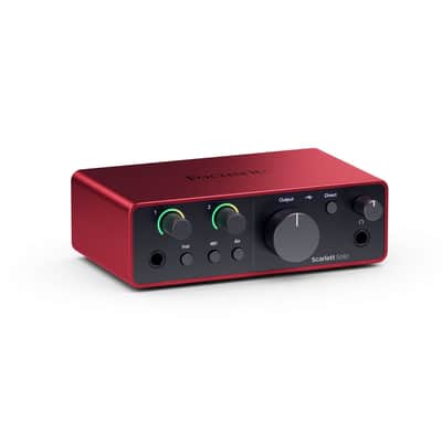 Focusrite Scarlett Solo (4th Gen) USB-C Interface Bundle with Mogami Gold Cable image 3