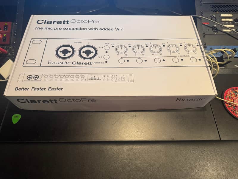 Focusrite Clarett OctoPre 8-Channel Mic Preamp with ADAT I/O 2017 - Present - Red image 1