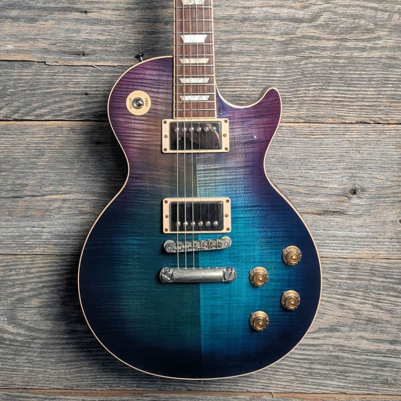 Used Gibson Les Paul Traditional Plus - Blueberry Burst w/OHSC image 1