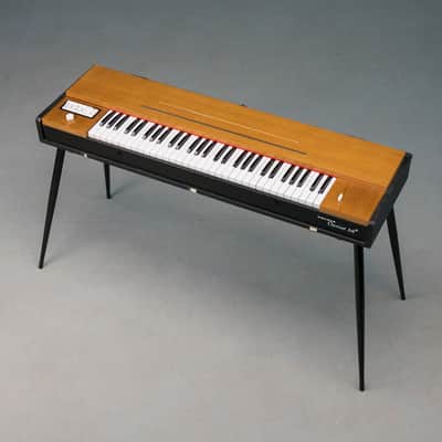 Hohner Clavinet D6 vintage instrument with original legs and transport cover, fresh hammer tip service. image 3