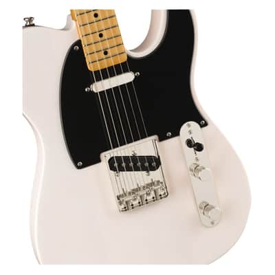 "Squier Classic Vibe 50s Telecaster Electric Guitar, White Blonde" image 3