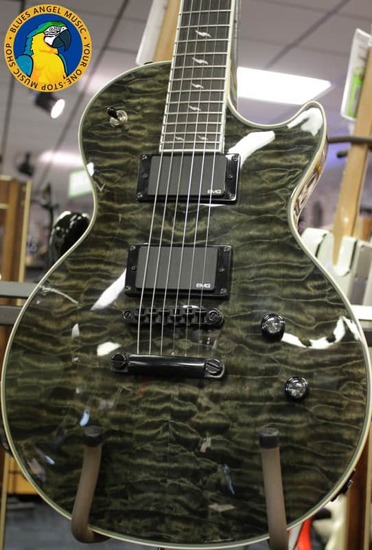 Epiphone Les Paul Custom Prophecy EX 2008 - Trans Black **New Bone Nut** image 1