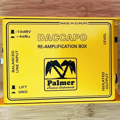Palmer DACCAPO Re-Amplification Box / Reamp Box MINT image 2