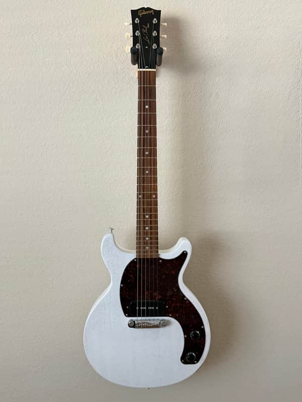 Gibson Les Paul Junior Tribute DC 'CME edition' with Side-Mounted Input Jack 2020-22 - Worn White image 1