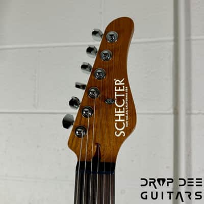 Schecter USA Custom Shop Sunset Custom-II HSS Electric Guitar w/ Case - Trans Black image 11