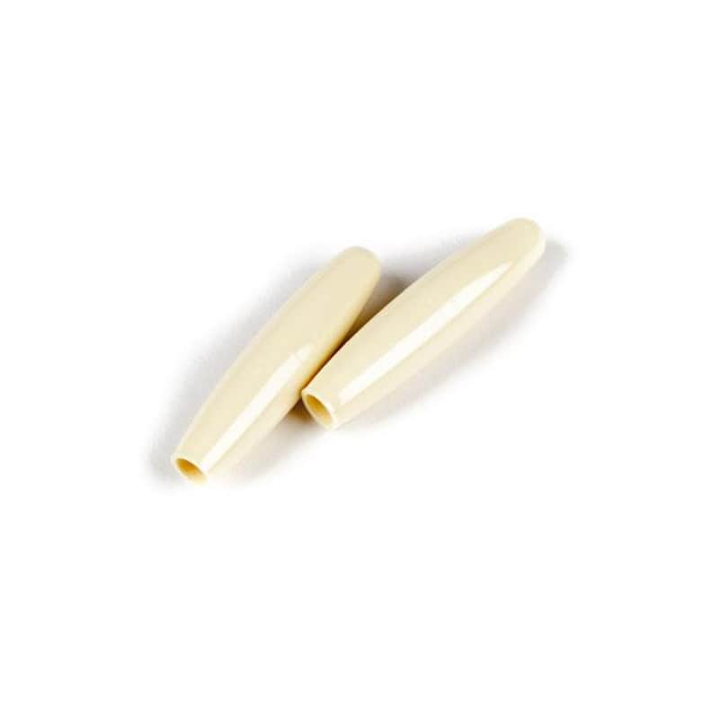 (2) Fender Stratocaster Tremolo Arm Tips Aged White 0994933000 image 1