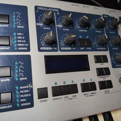 Access Virus Indigo 37-Key Digital Synthesizer 2001 - Silver & Blue image 4