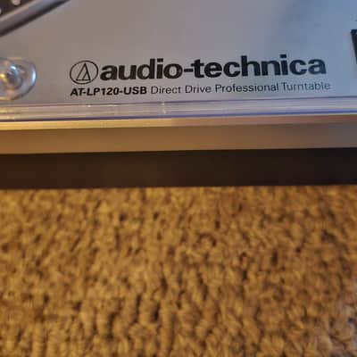 Audio-Technica AT-LP120-USB Direct Drive Turntable 2010s - Silver image 3