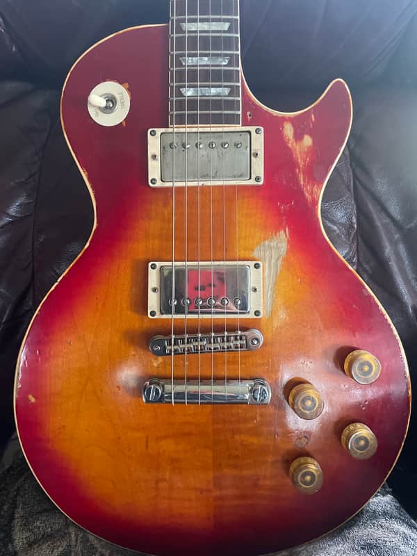 1980 Gibson Les Paul Standard - Cherry Burst Flame Top image 1