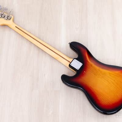 1973 Fender Precision Bass Sunburst Vintage Bass, Lightweight w/ "A" 1 1/2" Nut & Case image 11