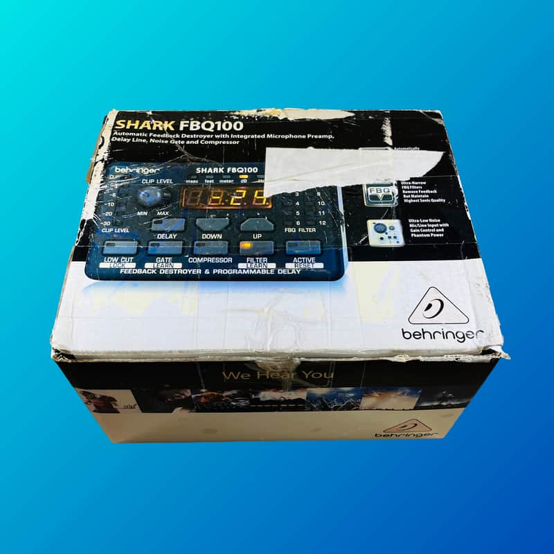 Behringer Shark FBQ100 Automatic Feedback Destroyer | Reverb