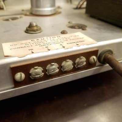 Heathkit Mono Integrated Tube Amp EA2 Stancor Transformers Hifi 1958 - black and gold image 13