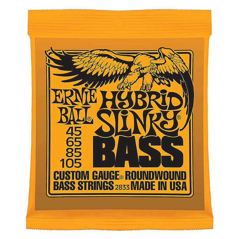 Ernie Ball 2833 Hybrid Slinky Electric Bass Strings image 1