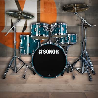 Sonor AQ1 Studio Set - Caribbean Blue (AQ1-STUDIOWMCCB) image 1