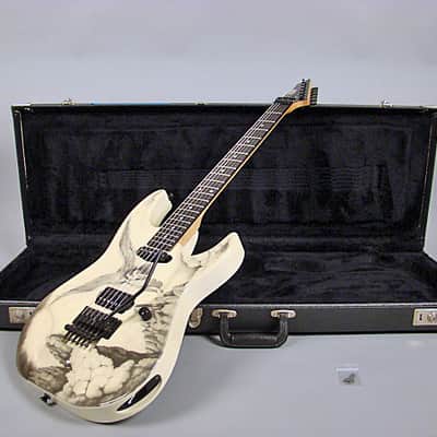 ESP Lynch Screaming Eagle 90s White/ Graphics image 2