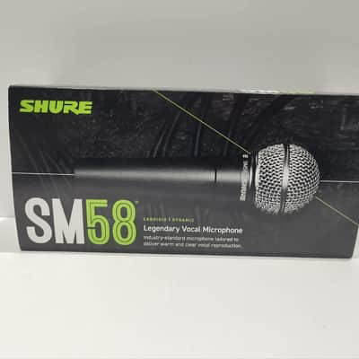 Shure SM58 Handheld Cardioid Dynamic Microphone 1984 - Present - Black image 2