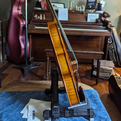 Exceptional Reinhold Schnabl Fiddle Vintage German 4/4 Violin Outfit w/ Braided Carbon Fiber Bow & Composite Case image 3