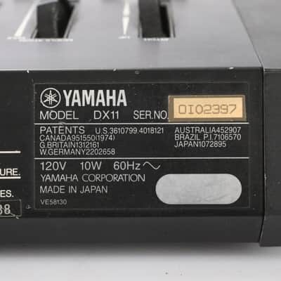 Yamaha DX11 61-Key Programmable Algorithm Synthesizer Keyboard #48248 image 14