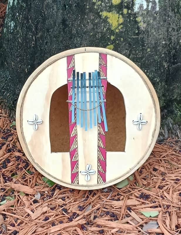 West African-style "thumb piano" (large Igbo ubo-aka) image 1