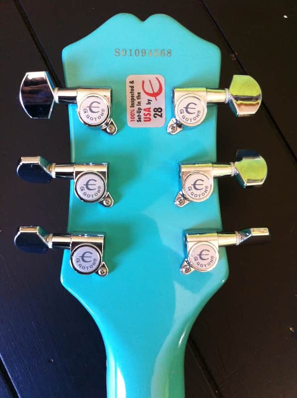 Limited Edition Epiphone Wildkat 2001 Belair Blue/Turquoise | Reverb